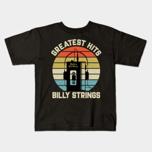 Greatest Hits Billy Retro Walkman Strings Vintage Art Kids T-Shirt